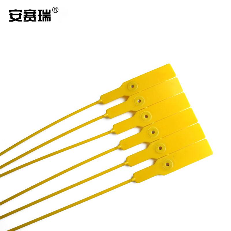 安赛瑞 23485 塑料封条 一次性塑料铅封 全长28cm(100根装) 黄色按(包)销售 安赛瑞 23485 塑料封条 一次性塑料铅封 全长28cm(100根装) 黄色按(包)销售