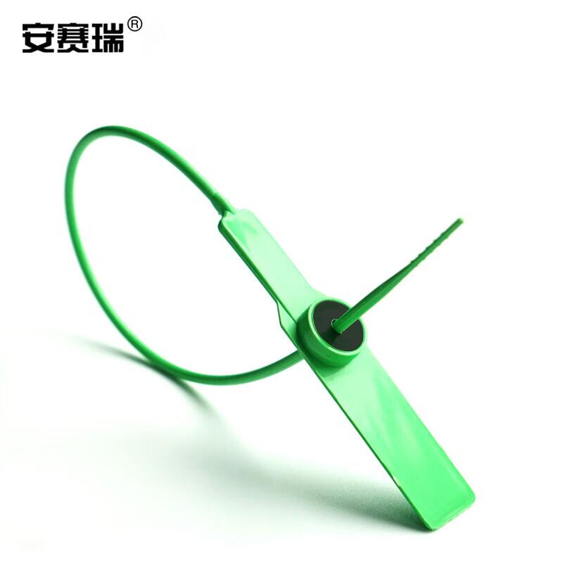 安赛瑞 23487 塑料封条 一次性塑料铅封 全长28cm(100根装) 绿色按(包)销售 安赛瑞 23487 塑料封条 一次性塑料铅封 全长28cm(100根装) 绿色按(包)销售