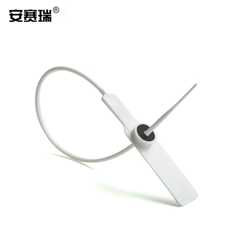 安赛瑞 23488 塑料封条 一次性塑料铅封 全长28cm（100根装） 白色按（包）销售