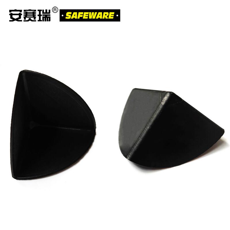 安赛瑞 23561 包装箱三面塑料护角包角 快递物流纸箱包角 35*35*35mm（200个装） 黑色按（包）销售