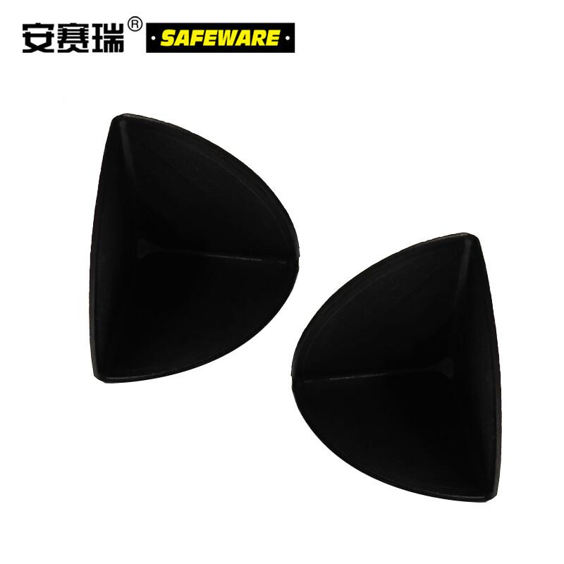 安赛瑞 23561 包装箱三面塑料护角包角 快递物流纸箱包角 35*35*35mm（200个装） 黑色按（包）销售