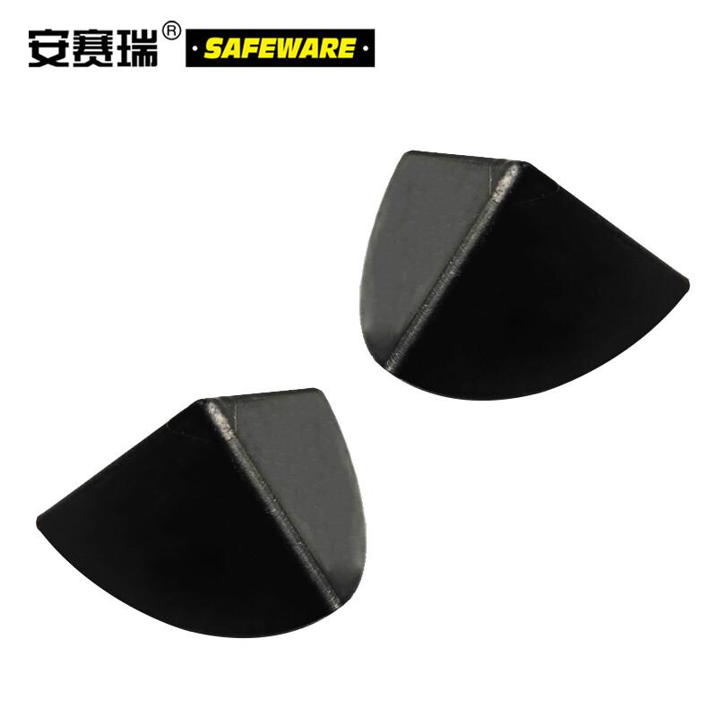 安赛瑞 23561 包装箱三面塑料护角包角 快递物流纸箱包角 35*35*35mm（200个装） 黑色按（包）销售
