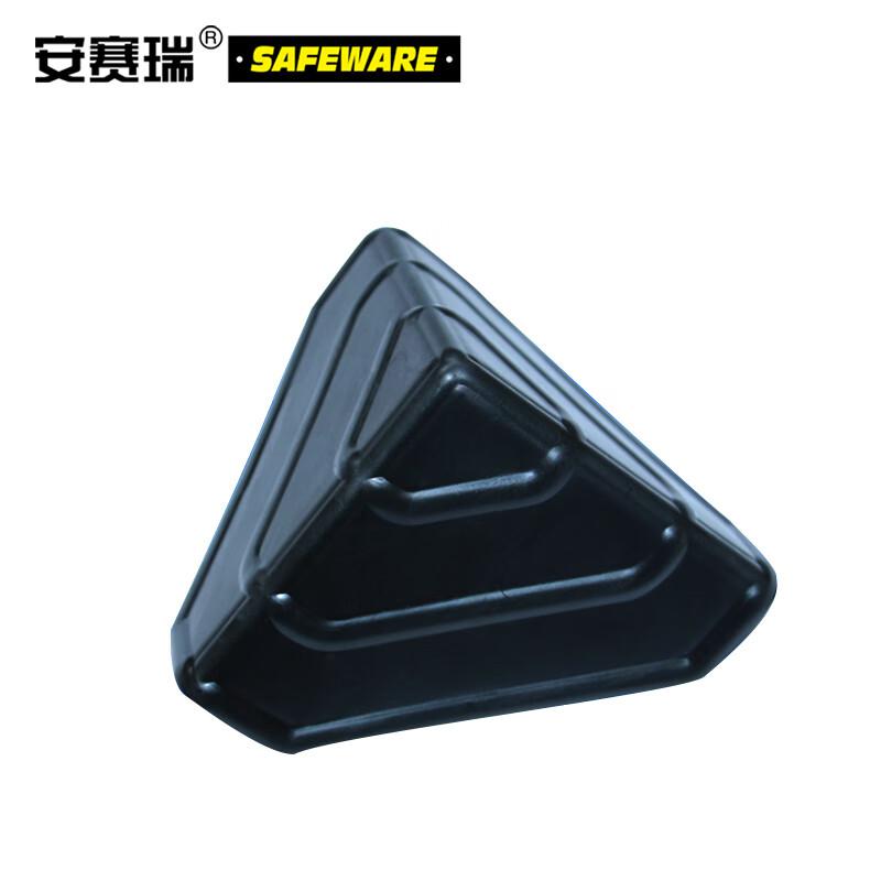 安赛瑞 23566 包装箱三面塑料护角包角 快递物流纸箱包角 90*90*90mm（200个装） 黑色按（包）销售