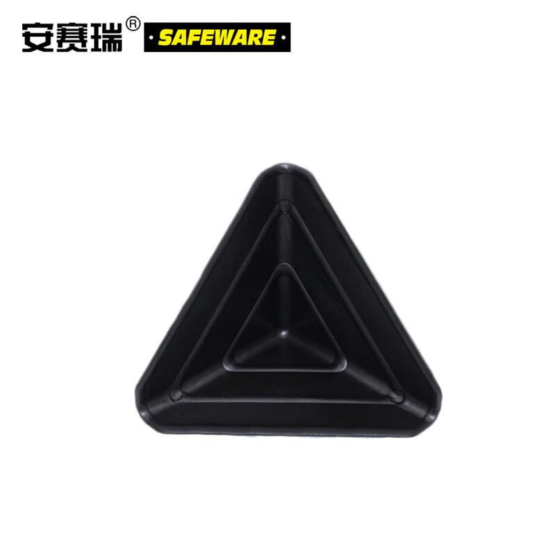 安赛瑞 23567 包装箱三面塑料护角包角 快递物流纸箱包角 120*120*120mm（200个装） 黑色按（包）销售