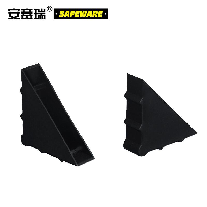 安赛瑞 23568 三角形塑料防撞护角包角 运输防撞 50*50*12mm（200个装） 黑色按（包）销售
