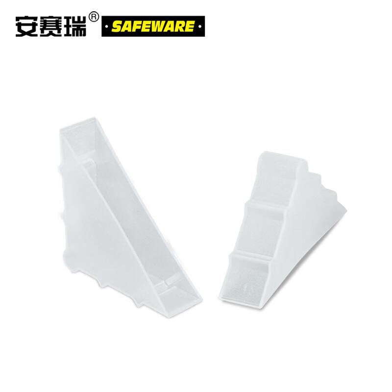 安赛瑞 23569 三角形塑料防撞护角包角 运输防撞 50*50*12mm（200个装） 白色按（包）销售