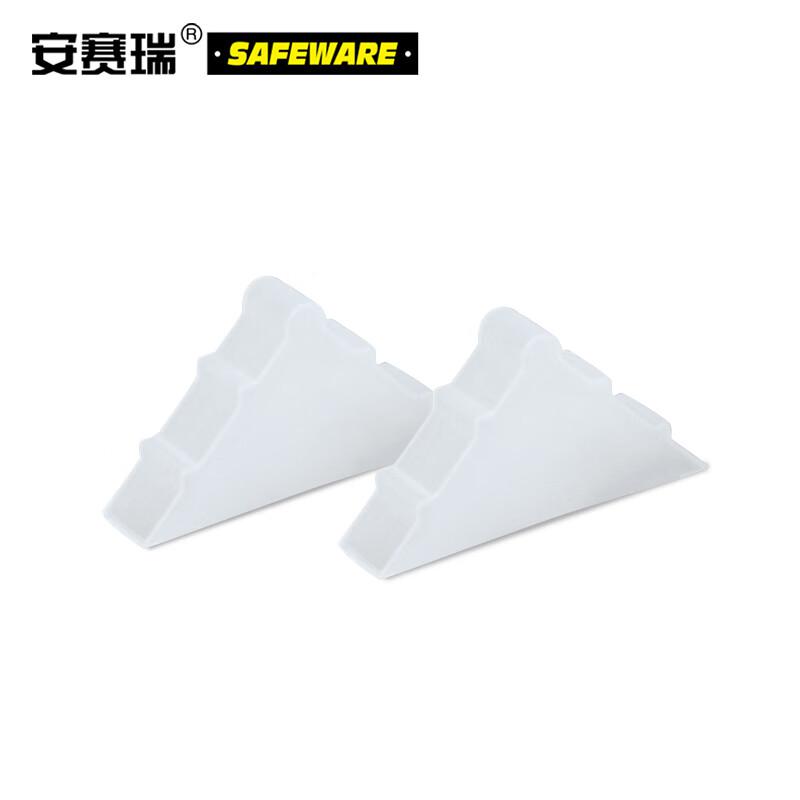 安赛瑞 23569 三角形塑料防撞护角包角 运输防撞 50*50*12mm（200个装） 白色按（包）销售