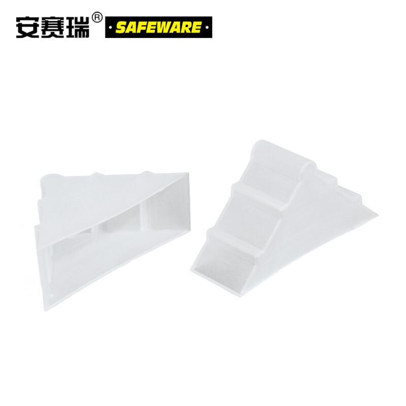 安赛瑞 23571 三角形塑料防撞护角包角 运输防撞 50*50*22mm（200个装） 白色按（包）销售