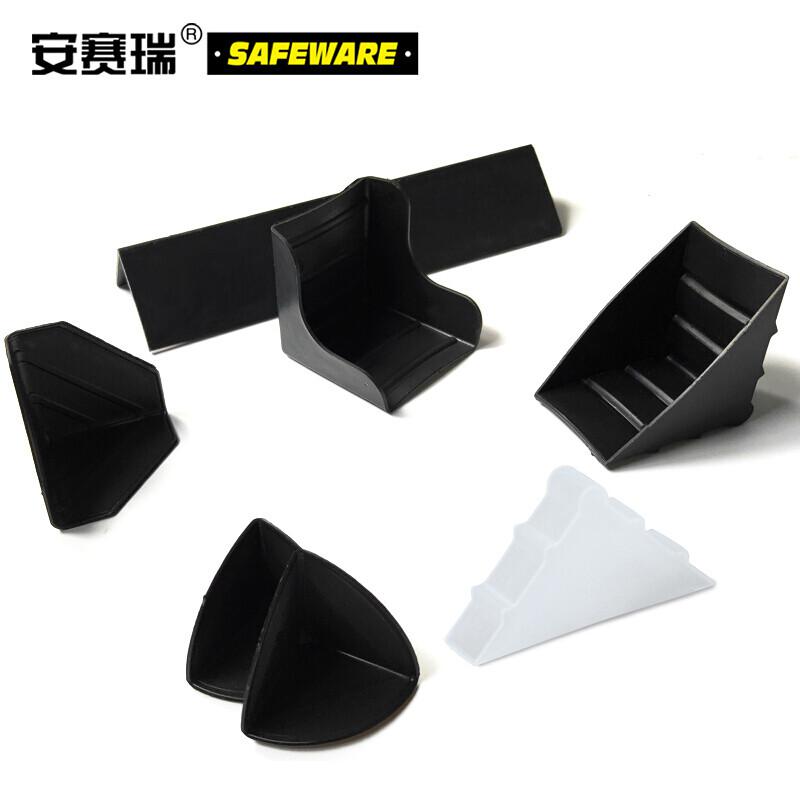 安赛瑞 23573 L型塑料防撞护角包角 运输防撞加厚护角 60*60*50mm（200个装） 黑色按（包）销售