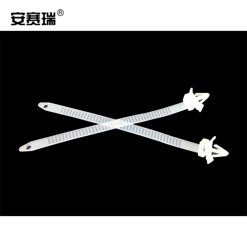 安赛瑞 24484 插销式尼龙扎带 500个/包 4*150mm 白色按（包）销售