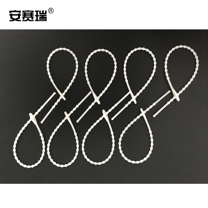 安赛瑞 24487 珠形可松式活扣扎带 尼龙理线带 1.5*100mm(1000个装) 白色按(包)销售 安赛瑞 24487 珠形可松式活扣扎带 尼龙理线带 1.5*100mm(1000个装) 白色按(包)销售