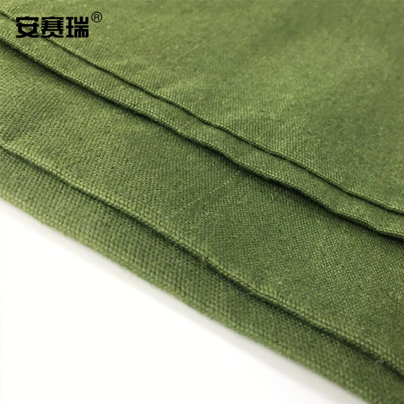 安赛瑞 24572 帆布中转袋快递袋 加厚物流搬家袋 50*80cm 军绿色按（个）销售