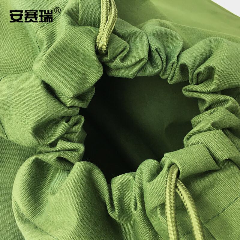 安赛瑞 24574 帆布中转袋快递袋 加厚物流搬家袋 100*120cm 军绿色按（个）销售