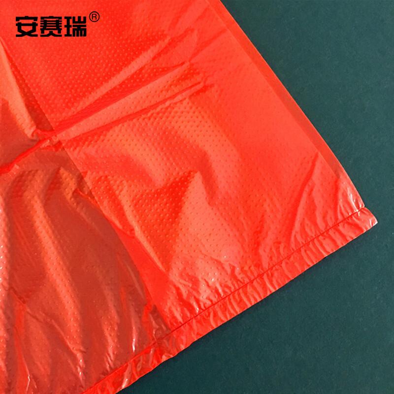 安赛瑞 25187 红色背心塑料袋 透明塑料背心袋 20×32cm（约1320个装）按（包）销售