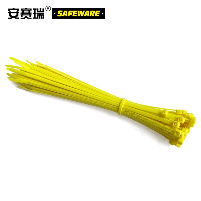 安赛瑞 26173 彩色尼龙扎带 500根/包 4×200mm 黄色按（包）销售