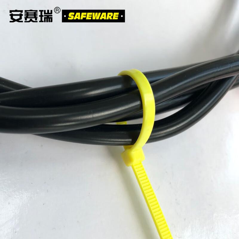 安赛瑞 26173 彩色尼龙扎带 500根/包 4×200mm 黄色按（包）销售