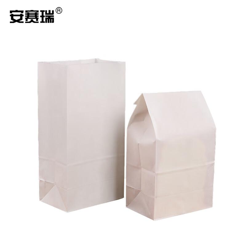 安赛瑞 28564 黄牛皮纸袋 打包袋收纳纸袋 非防油 加厚款 12×7×22cm（50个装）按（包）销售