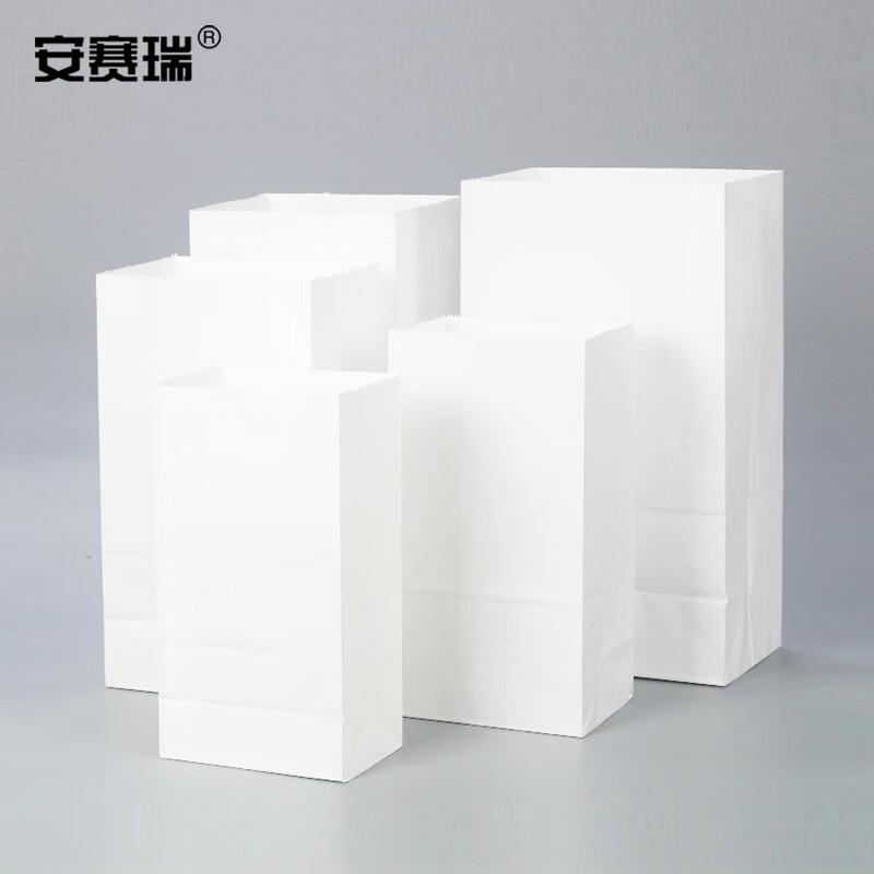 安赛瑞 28564 黄牛皮纸袋 打包袋收纳纸袋 非防油 加厚款 12×7×22cm（50个装）按（包）销售