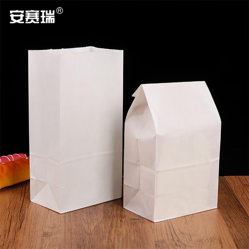 安赛瑞 28564 黄牛皮纸袋 打包袋收纳纸袋 非防油 加厚款 12×7×22cm（50个装）按（包）销售