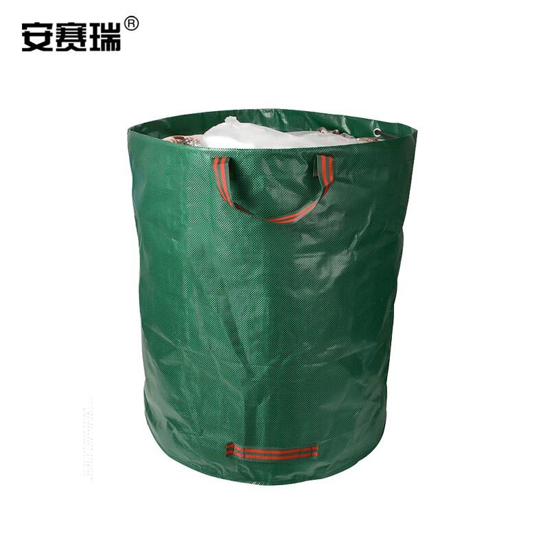 安赛瑞 200170 编织防水快递 集草袋筐树叶园林袋 平底款 67×67×76cm 绿色按（个）销售