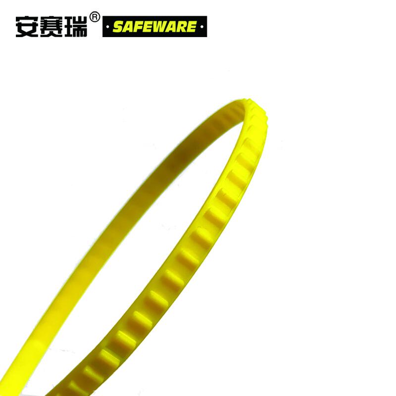 安赛瑞 23480 塑料卡扣封条 塑料铅封 全长40cm（100根装） 黄色按（包）销售