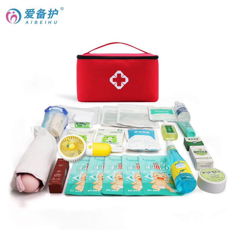 爱备护 ABH-L009C 防暑降温包 25cm×15cm×15cm 红色 600D牛津面料 含21种37件急救用品按（套）销售