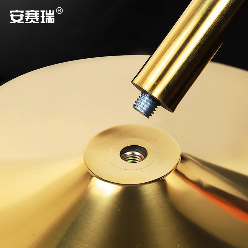 安赛瑞 311408 不锈钢伸缩落地旗杆 3米可伸缩大盘 银色按（个）销售
