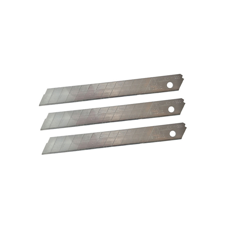 史丹利 11-300T-22 美工刀替换刀片9mm(x10)按（盒）销售