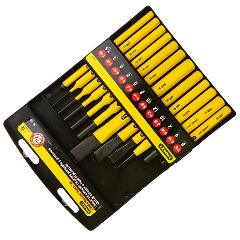 史丹利 16-299-23 12件套冲凿按(套)销售 史丹利 16-299-23 12件套冲凿按(套)销售