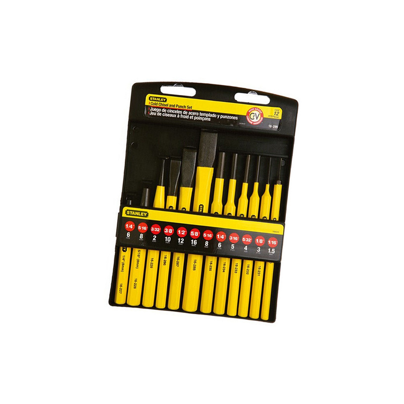 史丹利 16-299-23 12件套冲凿按(套)销售 史丹利 16-299-23 12件套冲凿按(套)销售