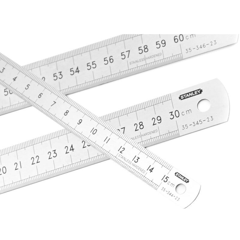 史丹利 35-346-23 不锈钢直尺600mm按(把)销售 史丹利 35-346-23 不锈钢直尺600mm按(把)销售