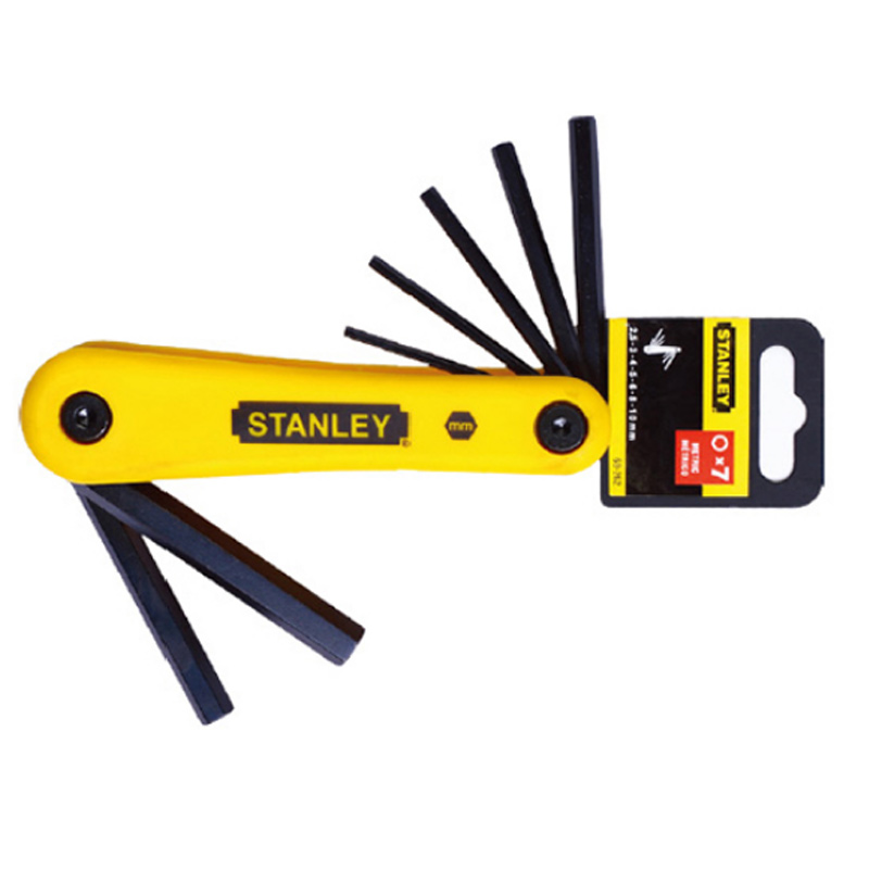 史丹利 69-262-23C 7件套公制折叠式内六角扳手2.5-10mm按（套）销售