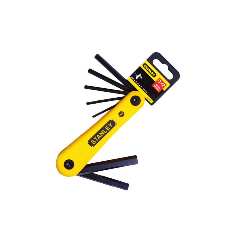 史丹利 69-262-23C 7件套公制折叠式内六角扳手2.5-10mm按(套)销售 史丹利 69-262-23C 7件套公制折叠式内六角扳手2.5-10mm按(套)销售