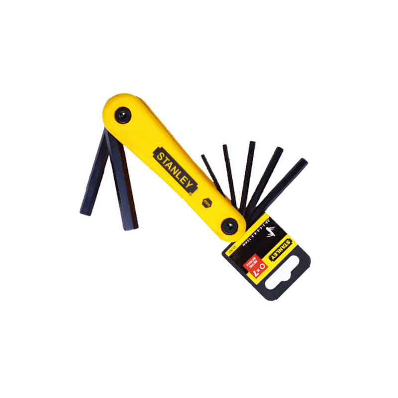 史丹利 69-262-23C 7件套公制折叠式内六角扳手2.5-10mm按(套)销售 史丹利 69-262-23C 7件套公制折叠式内六角扳手2.5-10mm按(套)销售