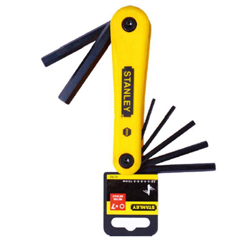 史丹利 69-262-23C 7件套公制折叠式内六角扳手2.5-10mm按(套)销售 史丹利 69-262-23C 7件套公制折叠式内六角扳手2.5-10mm按(套)销售