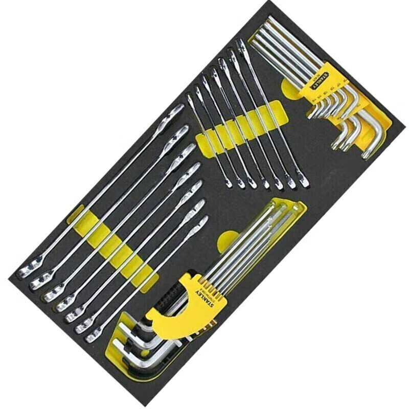 史丹利 90-035-23 EVA工具托组套-32件两用扳手及内六角扳手按套销售