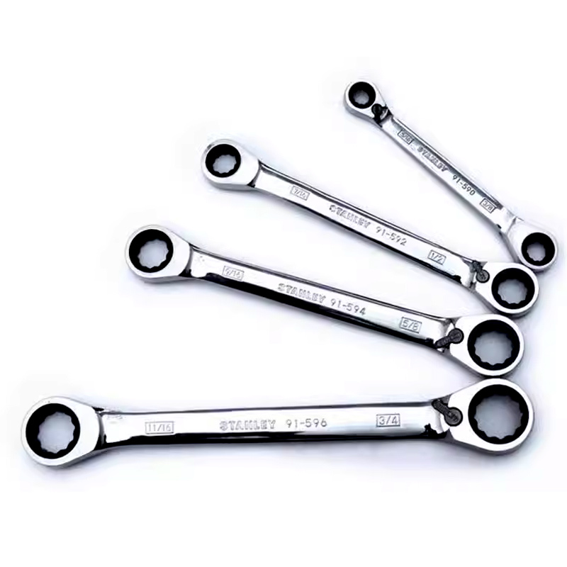 史丹利 91-594-1L-22 英制棘轮双梅花双向棘轮扳手9/16x5/8
