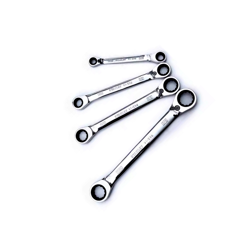 史丹利 91-594-1L-22 英制棘轮双梅花双向棘轮扳手9/16x5/8按把销售