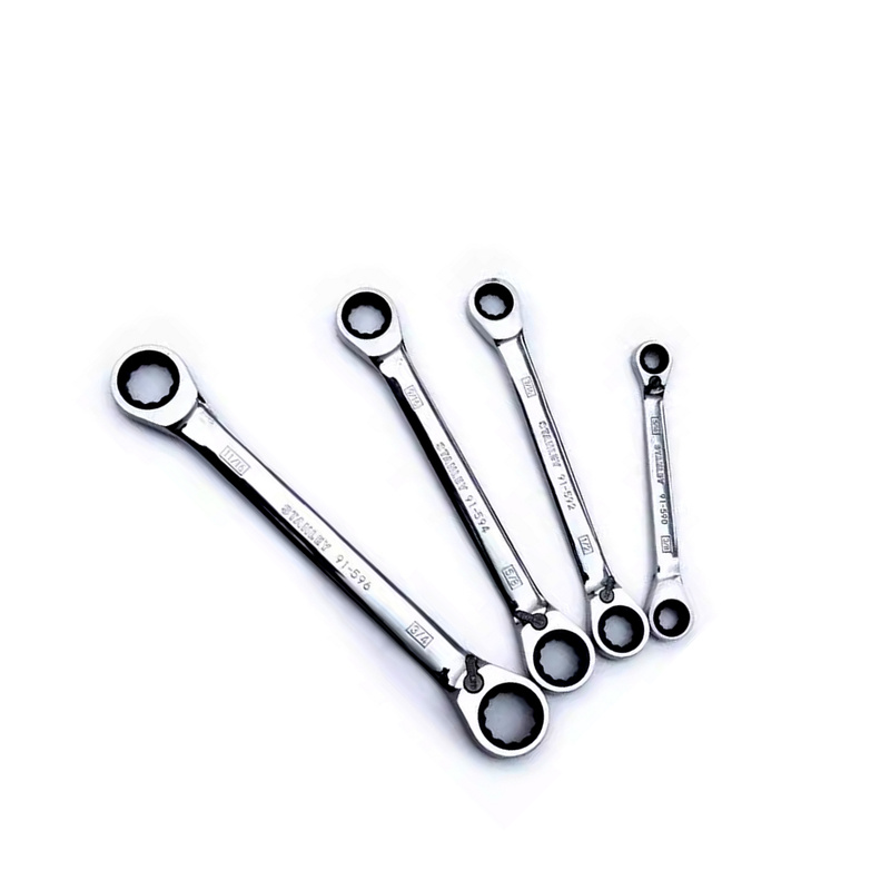 史丹利 91-594-1L-22 英制棘轮双梅花双向棘轮扳手9/16x5/8按把销售