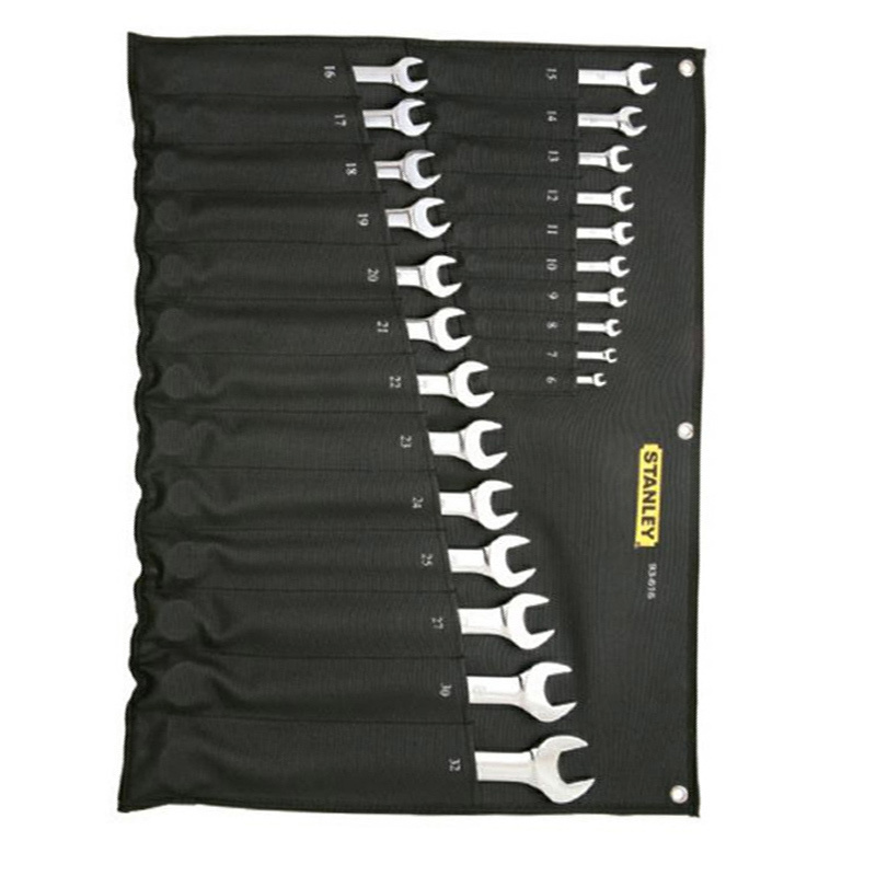 史丹利 93-616-22 23件套公制精抛光两用长扳手按套销售 史丹利 93-616-22 23件套公制精抛光两用长扳手按套销售