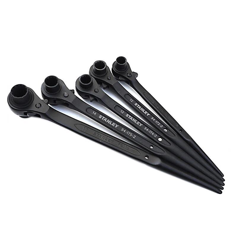 史丹利 94-177-2-23 公制双口尖尾棘轮扳手17x21mm按把销售 史丹利 94-177-2-23 公制双口尖尾棘轮扳手17x21mm按把销售