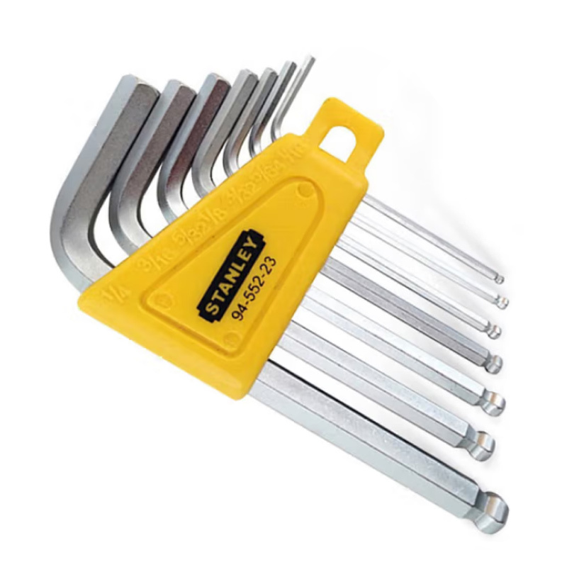 史丹利 94-552-23 7件套英制短柄球头内六角扳手按套销售
