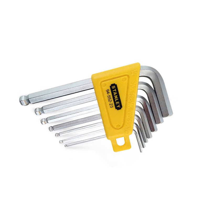 史丹利 94-552-23 7件套英制短柄球头内六角扳手按套销售