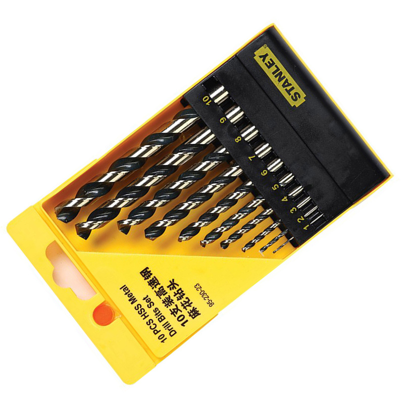 史丹利 95-230-23 10支装高速钢麻花钻头组套按（套）销售