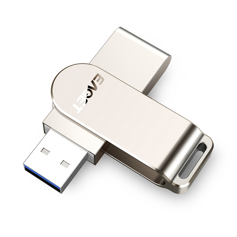 忆捷 F60-32G U盘 USB3 珍镍色 高速全金属360度旋转车载优盘按（个）销售