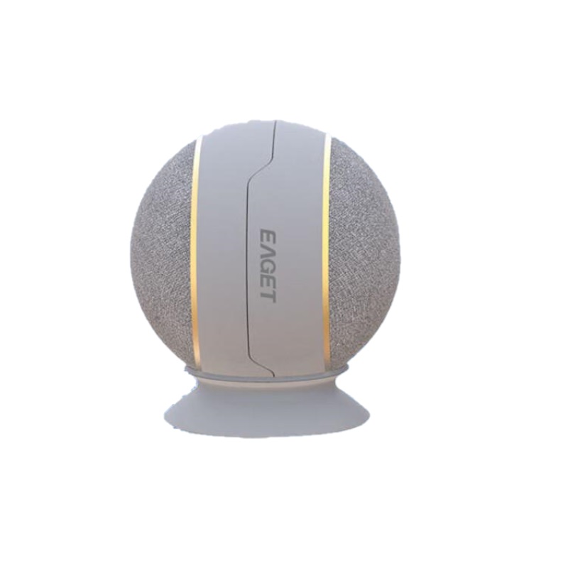 忆捷 EK03 蓝牙音箱 二合一360°立体双音环绕低音音效 银白色 长久续航小巧便携按（个）销售