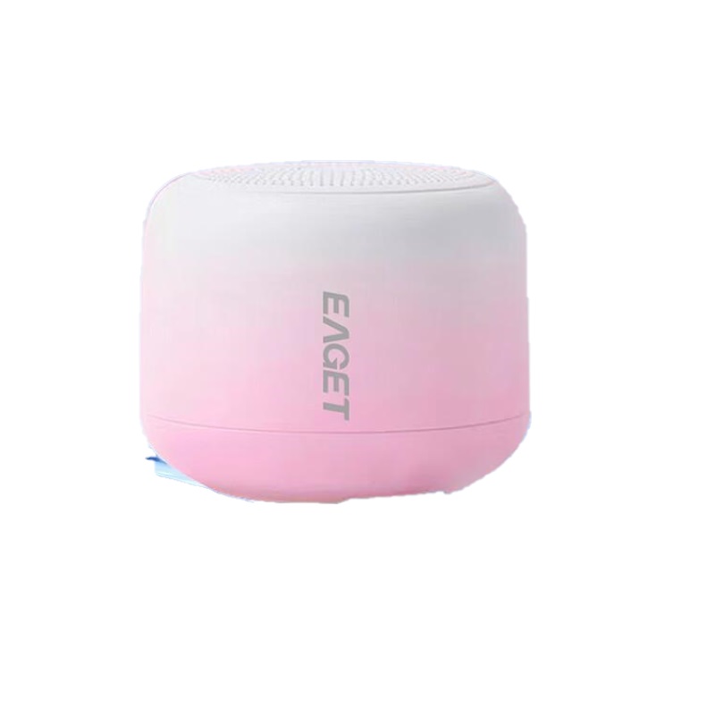 忆捷 EK01-粉色 蓝牙音箱 360度环绕立体声震撼低音音效  蓝牙V5.1播放小巧便携迷你按个销售