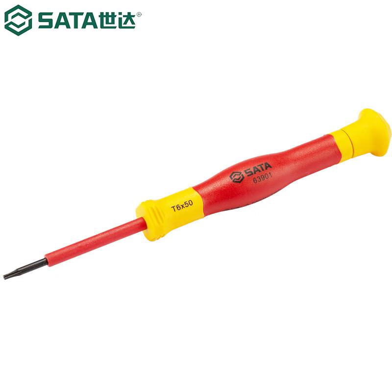 世达 63901 VDE绝缘花形微型螺丝批T6x50MM按（个）销售