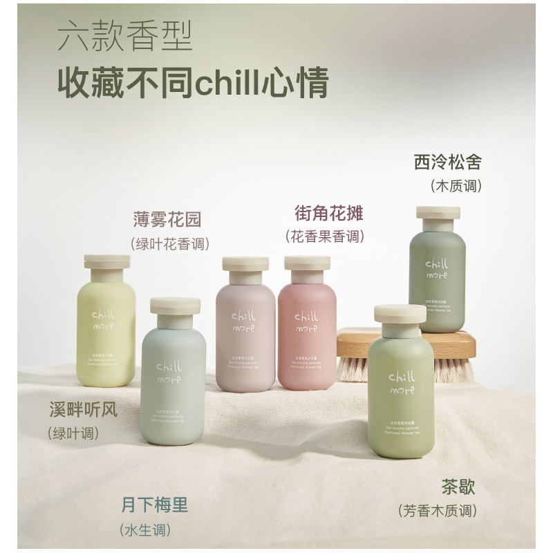 chillmore 香氛 沐浴露礼盒 120ml*6按套销售