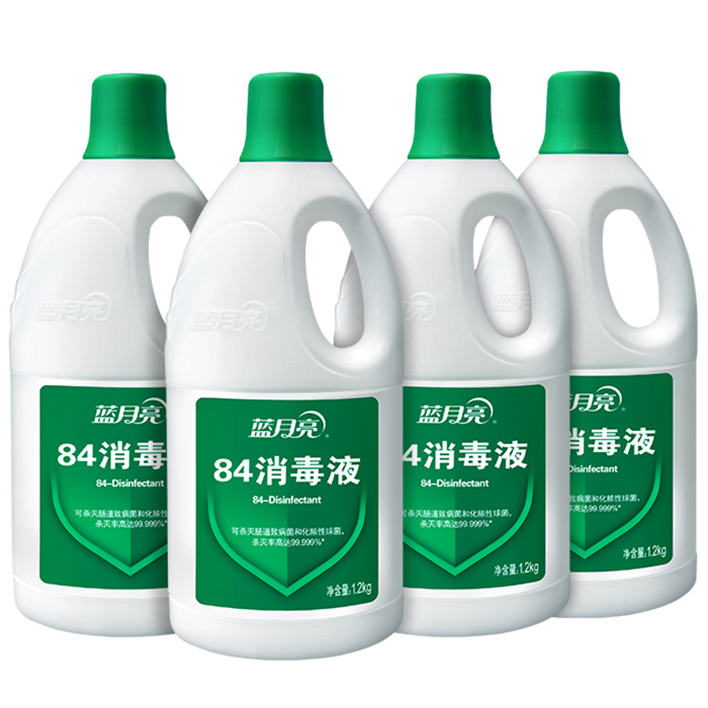 蓝月亮 10001039 蓝月亮84消毒液组合：84消毒液1.2kg×4 1.2kg*4按（套）销售